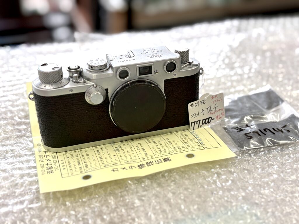 ライカⅢf ボディのみ #59万台 平爪フラットダイヤル