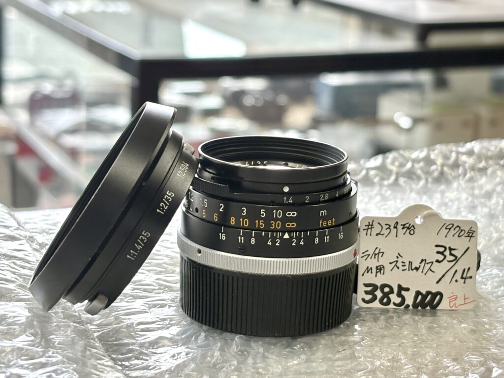 ライカM用ズミルックス35mmf1.4+フード
